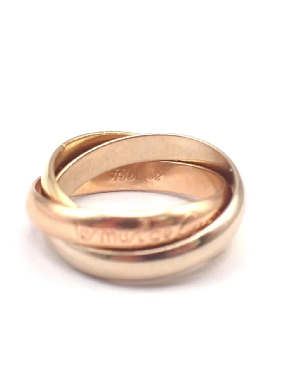 Cartier Logo Trinity Classic Ring Gold